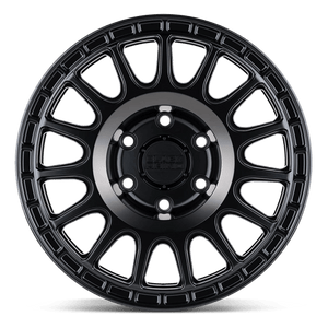 15X7 Black Rhino Hard Alloys SANDSTORM SEMI G-BLACK W/ MACH DARK RING 5X114.3