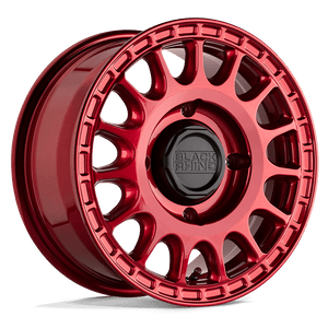 15" Black Rhino Hard Alloys - UTV SANDSTORM UTV CANDY RED 4X137