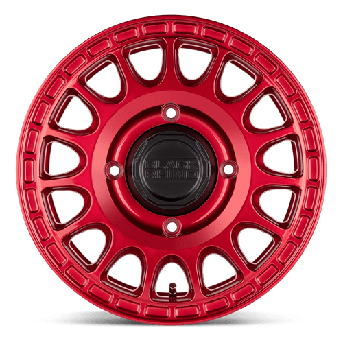 15X7 Black Rhino Hard Alloys - UTV SANDSTORM UTV CANDY RED 4X156