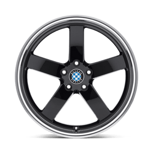 22" Beyern RAPP GLOSS BLACK W/ MIRROR CUT LIP 5X120