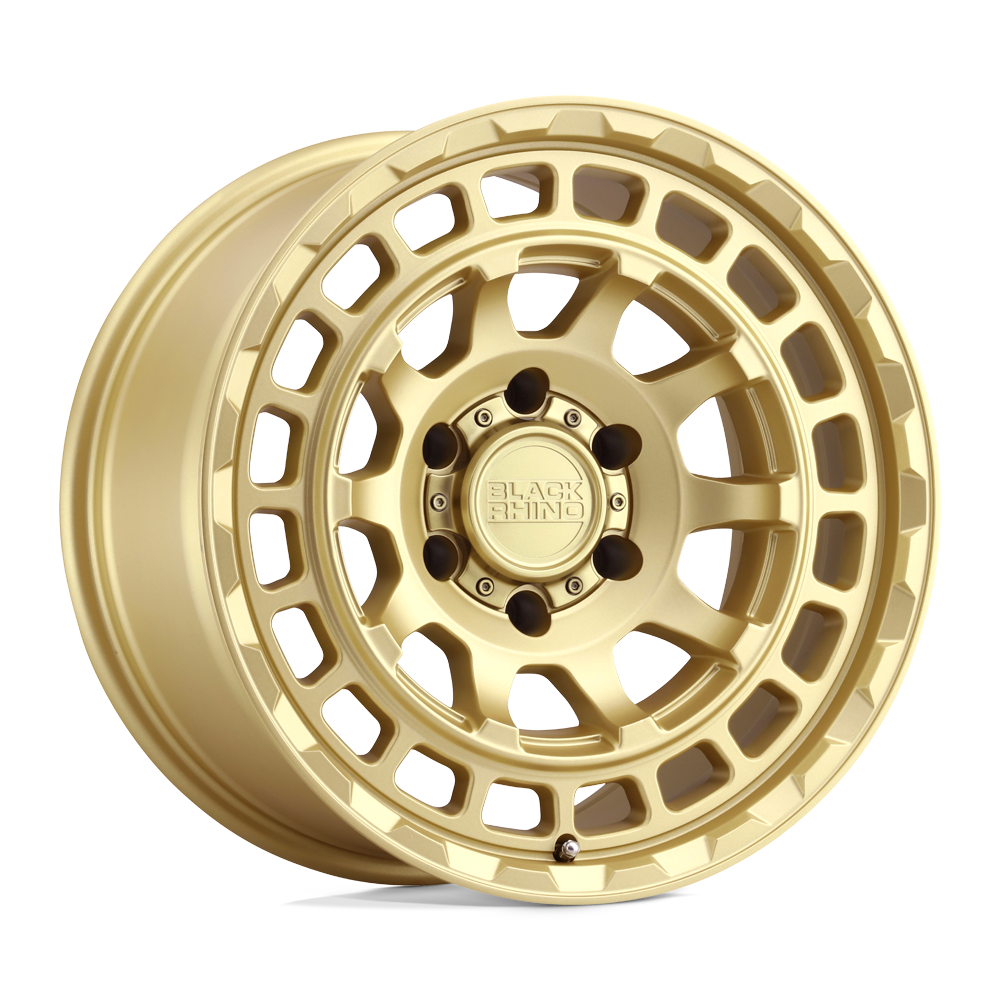 20X9.5 Black Rhino Hard Alloys CHAMBER MATTE GOLD 6X135