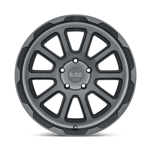 20" Black Rhino Hard Alloys CHASE BRUSHED GUNMETAL 6X139.7