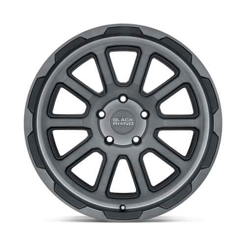 17" Black Rhino Hard Alloys CHASE BRUSHED GUNMETAL 5X127