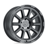 20" Black Rhino Hard Alloys CHASE BRUSHED GUNMETAL 6X135