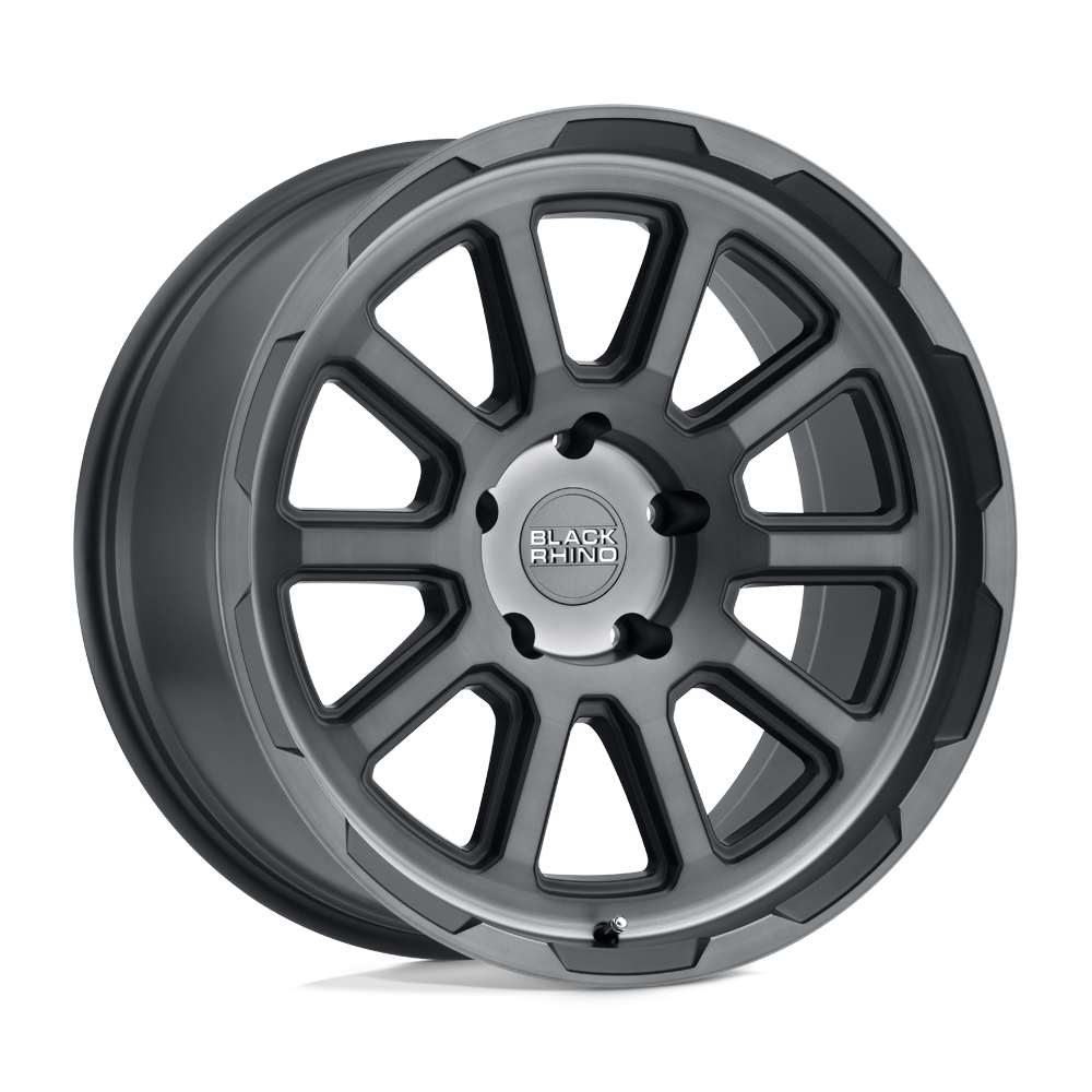 18" Black Rhino Hard Alloys CHASE BRUSHED GUNMETAL 6X139.7
