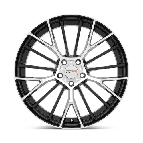 20X11 Cray ASTORIA GLOSS BLACK W/ MIRROR CUT FACE 5X120.65