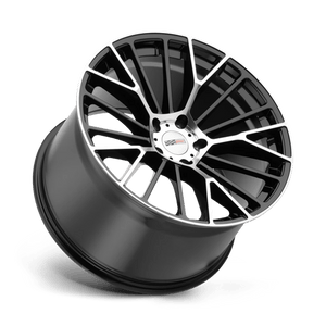 20X11 Cray ASTORIA GLOSS BLACK W/ MIRROR CUT FACE 5X120.65