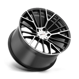 20" Cray ASTORIA GLOSS BLACK W/ MIRROR CUT FACE 5X120.65
