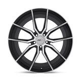 19" Cray SPIDER GLOSS BLACK W/ MIRROR CUT FACE 5X120.65