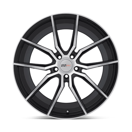 20" Cray SPIDER GLOSS BLACK W/ MIRROR CUT FACE 5X120