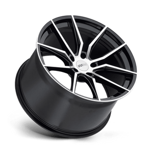 20X9 Cray SPIDER GLOSS BLACK W/ MIRROR CUT FACE 5X120
