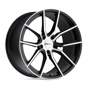 20" Cray SPIDER GLOSS BLACK W/ MIRROR CUT FACE 5X120