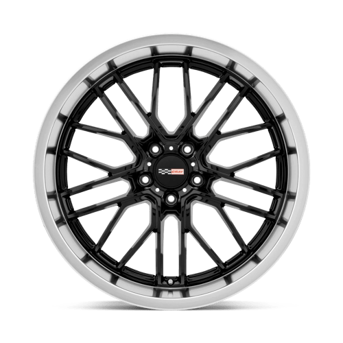 20X10.5 Cray EAGLE GLOSS BLACK W/ MIRROR CUT LIP 5X120.65