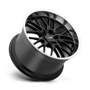 19" Cray EAGLE GLOSS BLACK W/ MIRROR CUT LIP 5X120.65