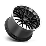 20" Cray EAGLE GLOSS BLACK W/ MIRROR CUT LIP 5X120.65