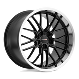 20" Cray EAGLE GLOSS BLACK W/ MIRROR CUT LIP 5X120.65