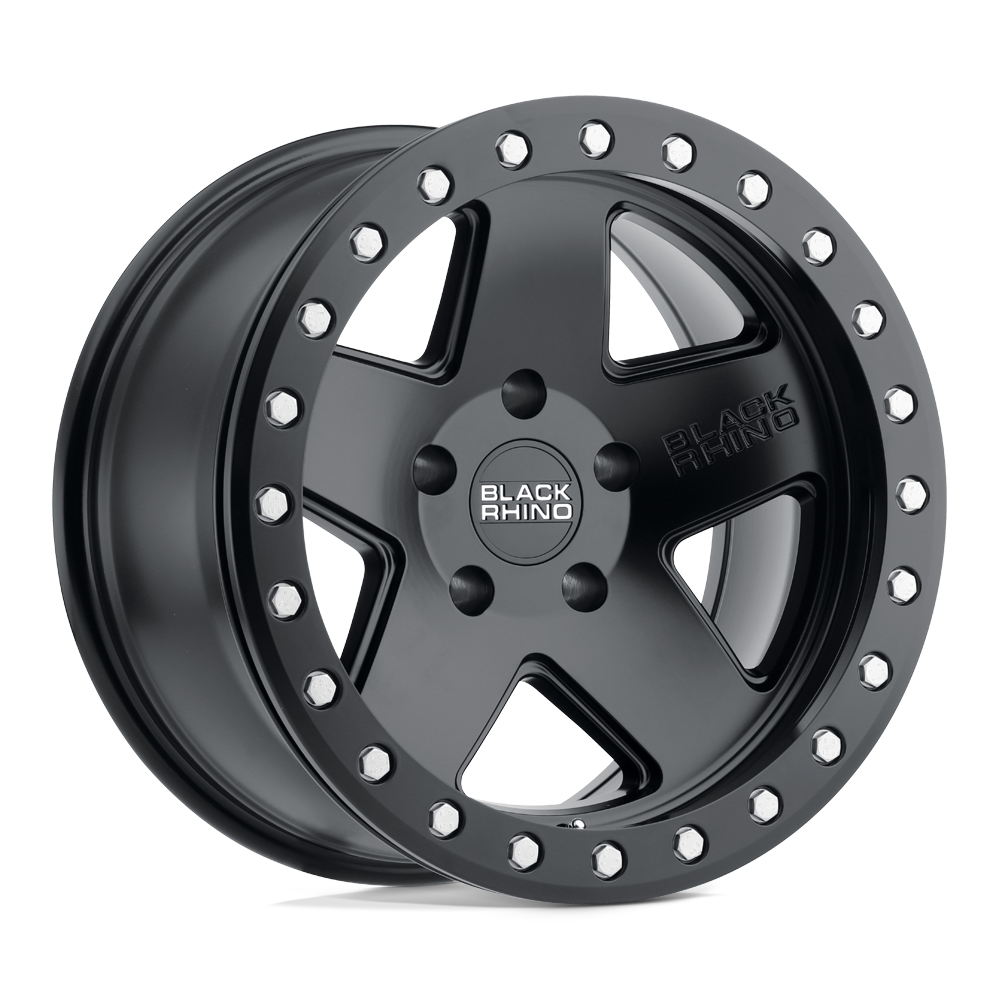 20" Black Rhino Hard Alloys CRAWLER MATTE BLACK 5X139.7