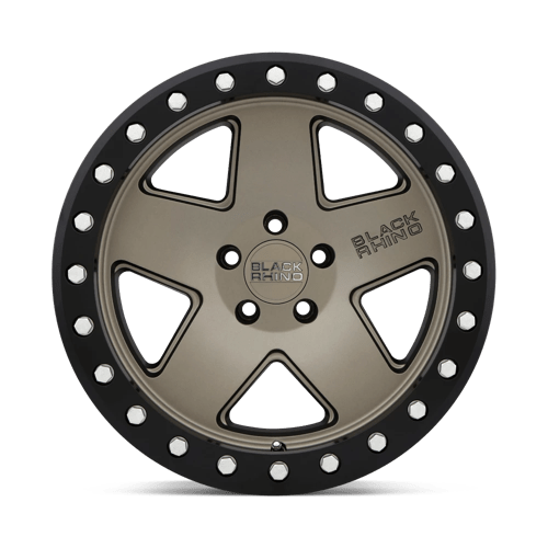 20" Black Rhino Hard Alloys CRAWLER MATTE BRONZE W/ BLACK RING 5X139.7