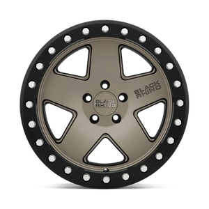 20" Black Rhino Hard Alloys CRAWLER MATTE BRONZE W/ BLACK RING 5X139.7