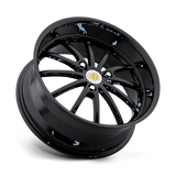 15X5.5 Genius DARWIN MATTE BLACK 3X112