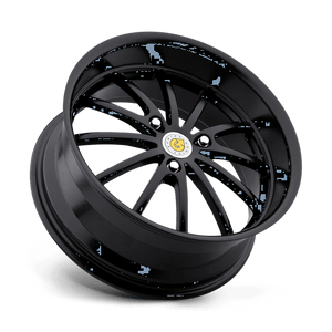 15X5.5 Genius DARWIN MATTE BLACK 3X112