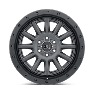 18" Black Rhino Hard Alloys DUGGER GUN BLACK 6X139.7