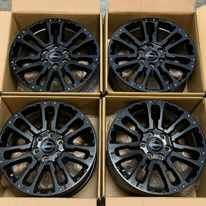 20” Nissan Armada Rims 2004 2005 2006 2007 2008 2009 2010 2011 2012 2013 2014 2015 2016 2017 2018 2019 2020 2021 2022 2023 2024 2025 OEM Original Wheels 20x8 Satin Black