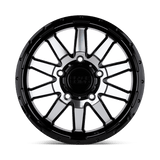 18" Black Rhino Hard Alloys EXCURSION GLOSS BLACK W/ MIRROR FACE 6X139.7