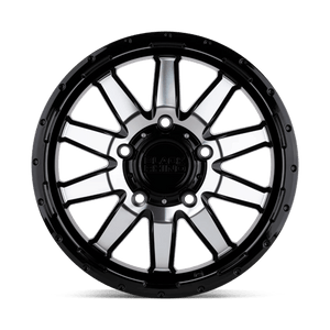 18" Black Rhino Hard Alloys EXCURSION GLOSS BLACK W/ MIRROR FACE 6X139.7