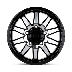 18X8 Black Rhino Hard Alloys EXCURSION GLOSS BLACK W/ MIRROR FACE 6X139.7