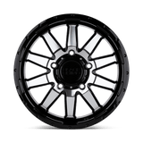 17" Black Rhino Hard Alloys EXCURSION GLOSS BLACK W/ MIRROR FACE 6X139.7