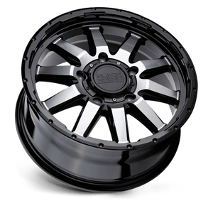18" Black Rhino Hard Alloys EXCURSION GLOSS BLACK W/ MIRROR FACE 6X139.7