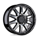 17" Black Rhino Hard Alloys EXCURSION GLOSS BLACK W/ MIRROR FACE 6X139.7