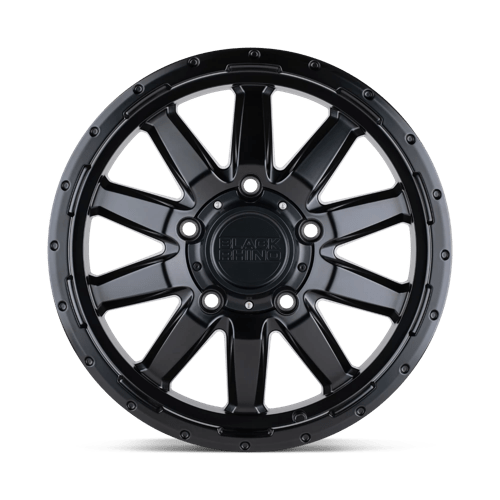 17" Black Rhino Hard Alloys EXCURSION MATTE BLACK 6X139.7