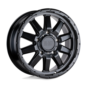 18" Black Rhino Hard Alloys EXCURSION MATTE BLACK 6X139.7