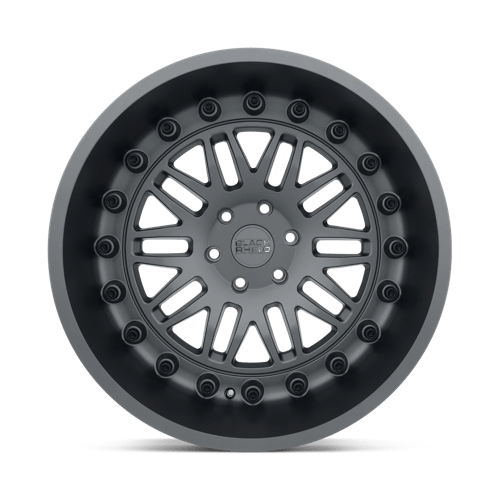 20" Black Rhino Hard Alloys FURY MATTE GUNMETAL 5X139.7