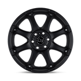 20" Black Rhino Hard Alloys GLAMIS MATTE BLACK 6X135