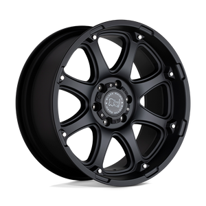 20" Black Rhino Hard Alloys GLAMIS MATTE BLACK 5X139.7