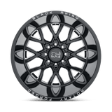20" Black Rhino Hard Alloys GRIMLOCK GLOSS BLACK & MILLED 5X127