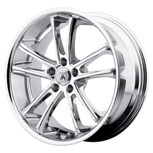 20X10 Asanti Black ABL-1 PEGASI CHROME 5X112