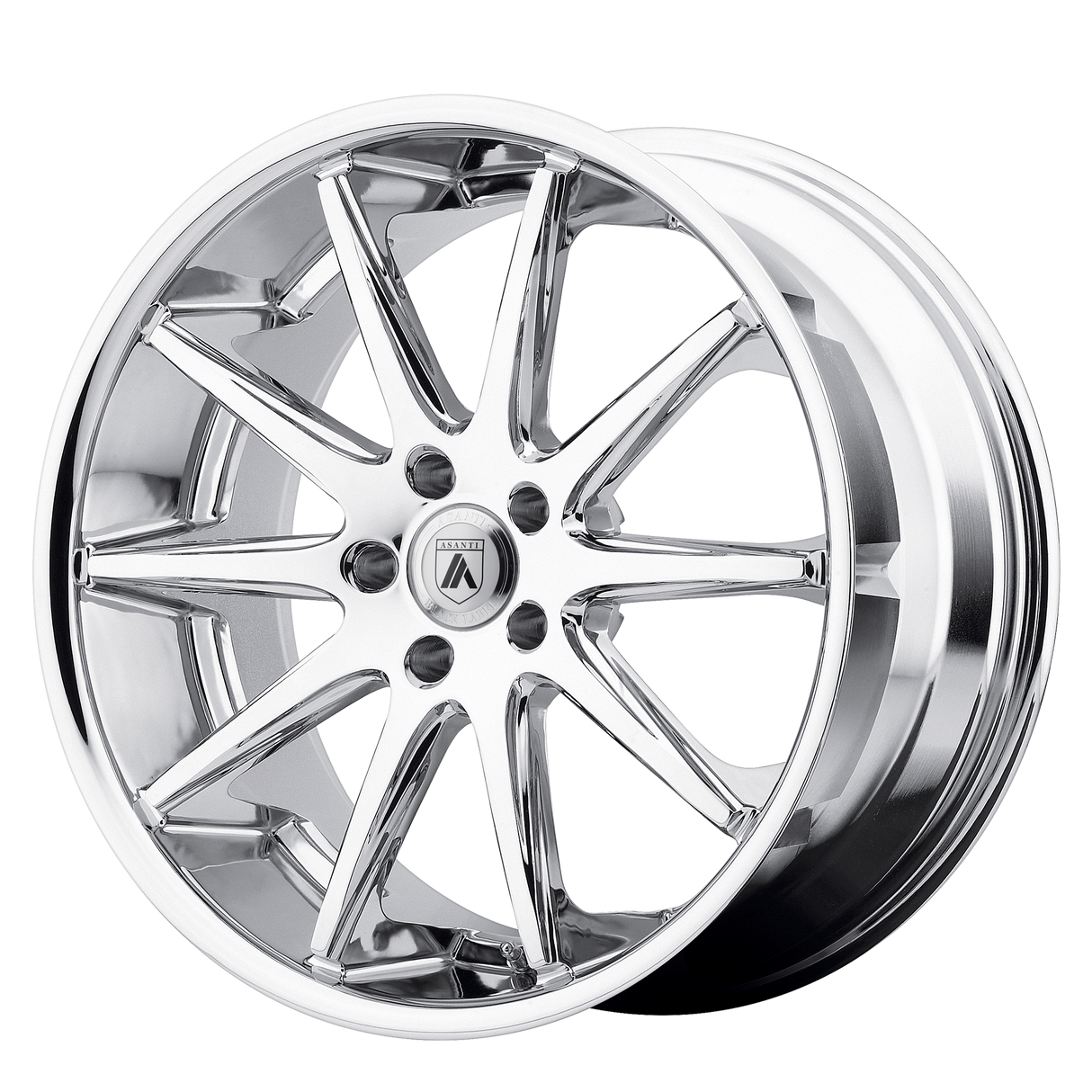 20X8.5 Asanti Black ABL-4 CAPELLA CHROME 5X112