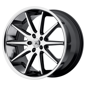 22X9 Asanti Black ABL-4 CAPELLA CHROME 5X114.3