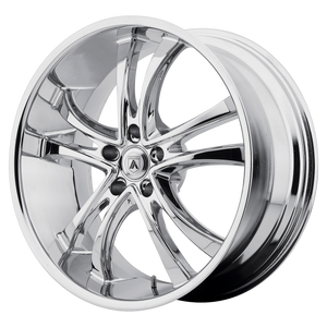 22X9 Asanti Black ABL-6 CHROME 5X120