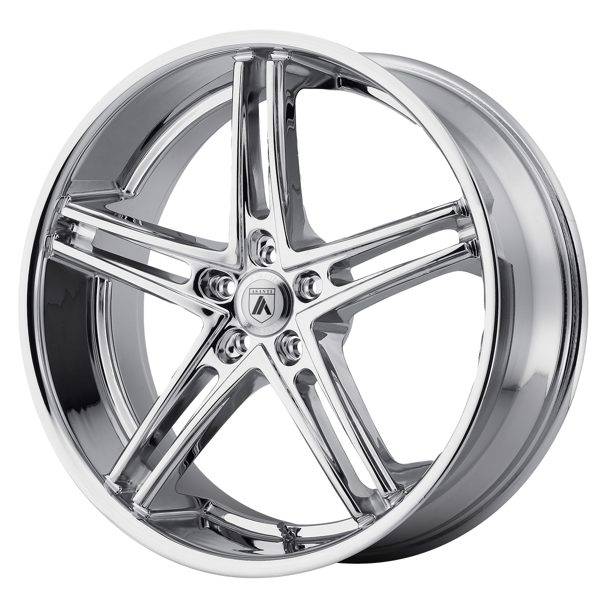 22X9 Asanti Black ABL-7 CHROME 5X120