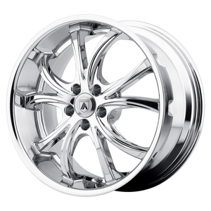 22X10 Asanti Black ABL-8 ELEKTRA CHROME 5X115