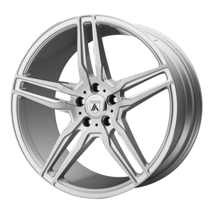 20X10.5 Asanti Black ABL-12 ORION BRUSH SILVER W/ CARBON INSERTS BLANK