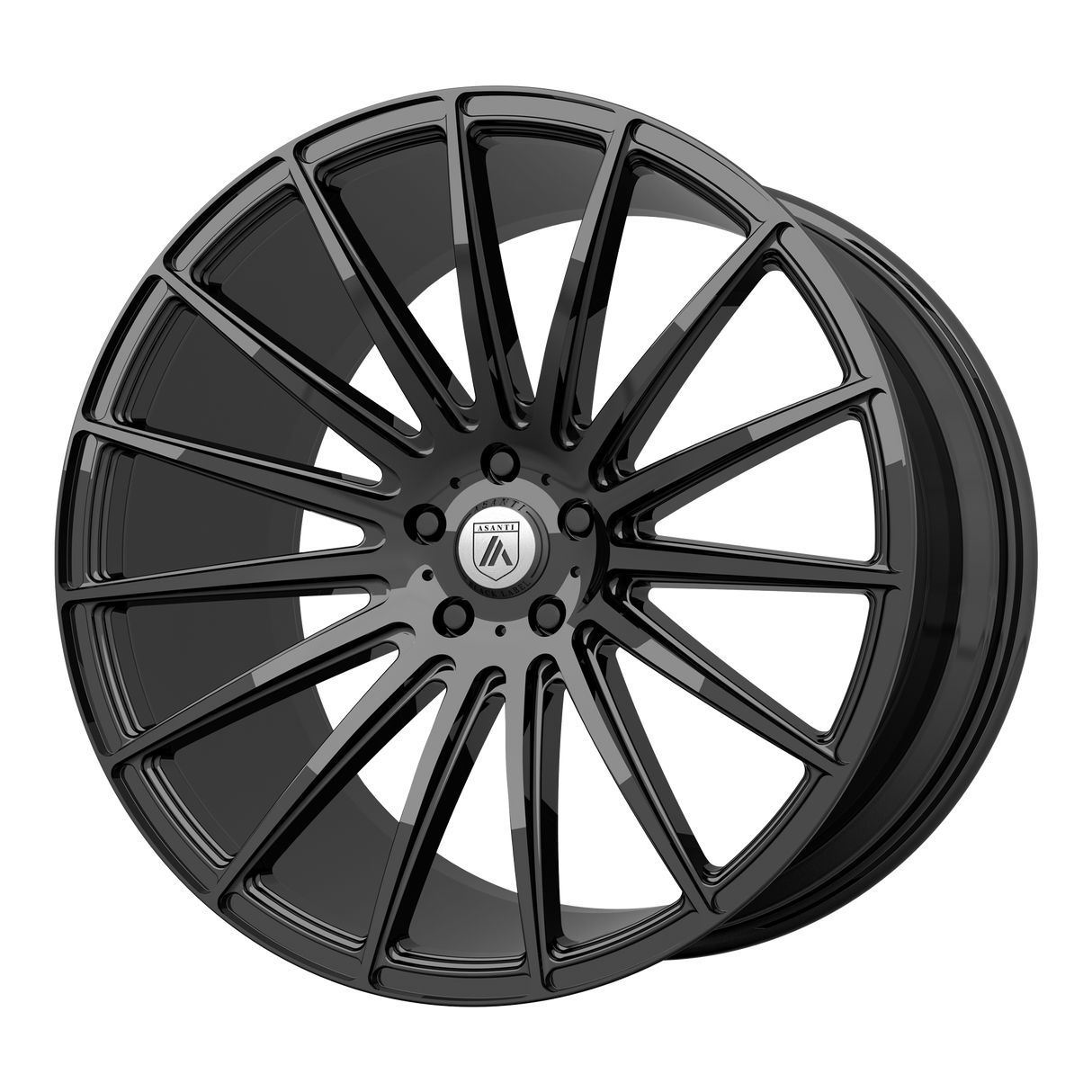 22X9 Asanti Black ABL-14 POLARIS GLOSS BLACK 5X112