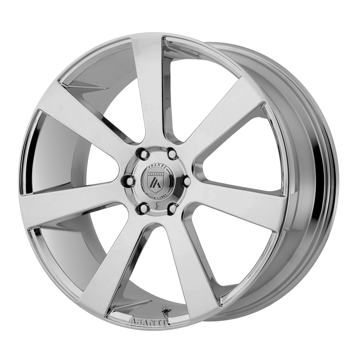 22X9 Asanti Black ABL-15 APOLLO CHROME 5X120