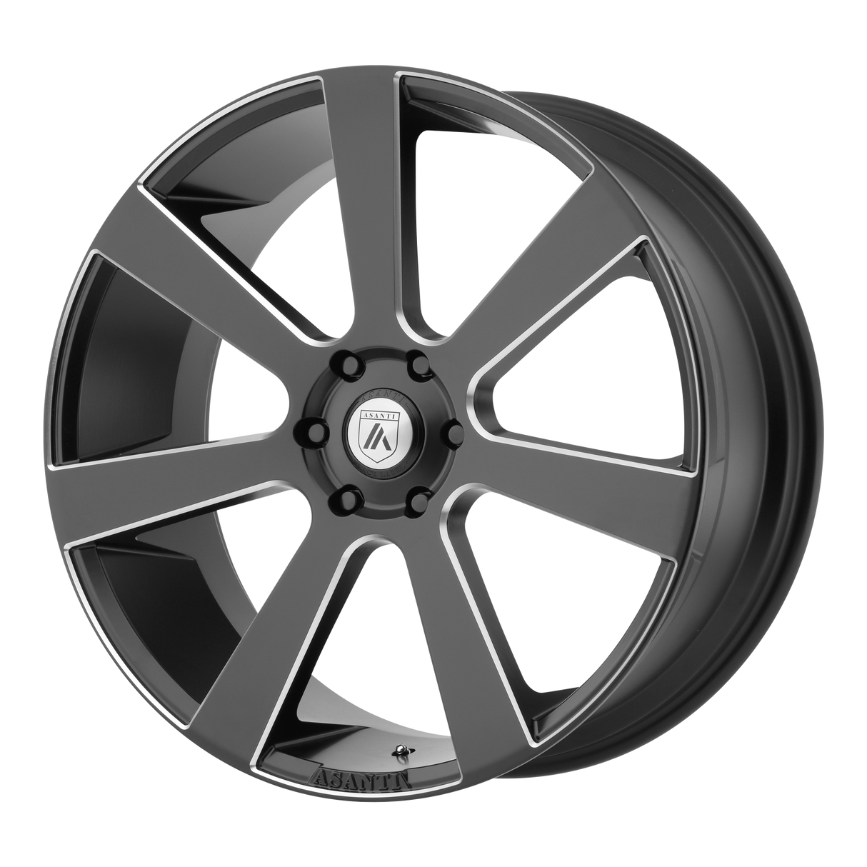 24X9 Asanti Black ABL-15 APOLLO SATIN BLACK MILLED 5X120.65