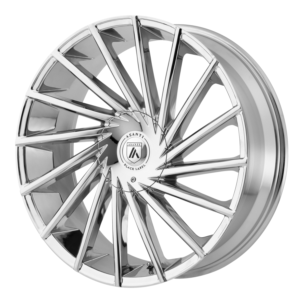 24X9 Asanti Black ABL-18 MATAR CHROME BLANK